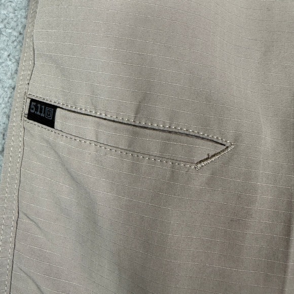 5.11 Tactical Ripstop Mens 34x32 Tan Pants‎ Fast Tac Cargo Work Utility - Picture 2 of 11
